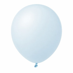 Ballons de Baudruche Opaques Macarons Bleu 50 Pièces