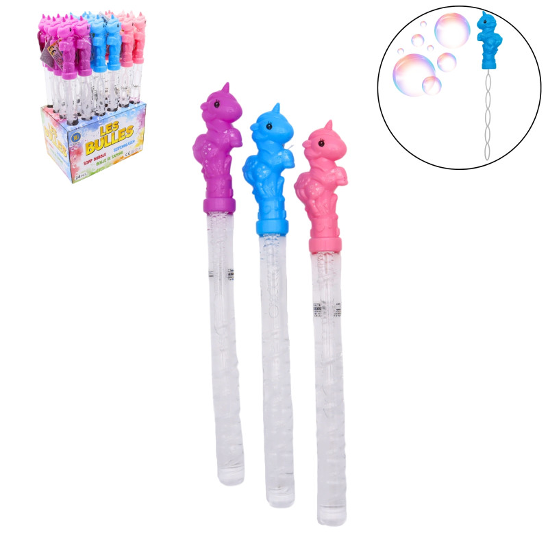 Bulle de Savon - Bâton Licorne 110ml Multibulles