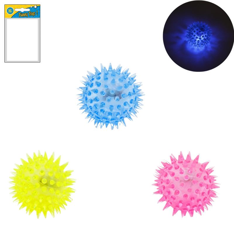 Balle Rebondissante Lumineuse à Picots Petit Modèle