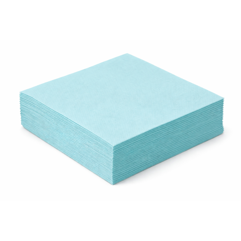 Serviette en Papier Cocktail Unie Bleu Aqua