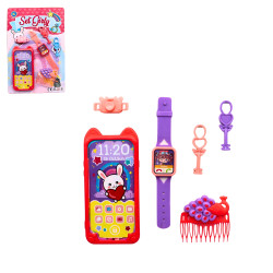 Téléphone Factice avec Accessoires Girly