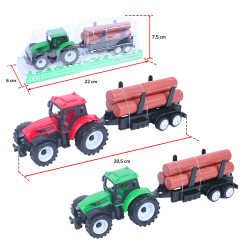 Tracteur Avec Remorque et...