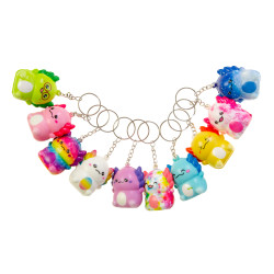 Porte Clés Squishy Mousse Axolotl 5cm