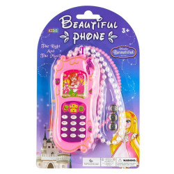 Téléphone Fille Perles Son et Lumière