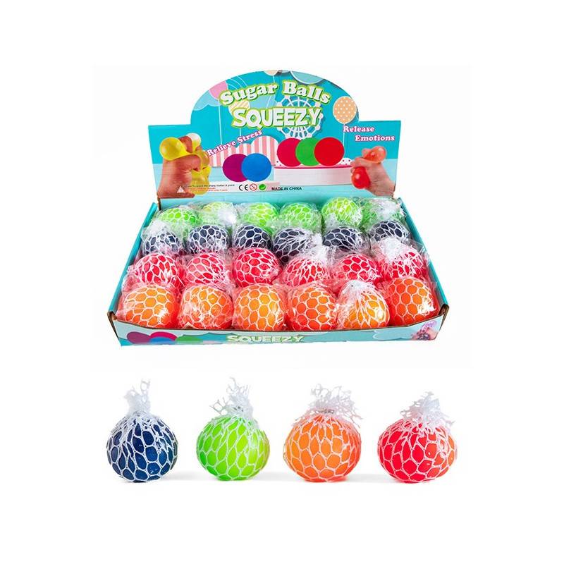 Balle Cervelle Squeeze Anti Stress Bi-Colore Petit Modèle