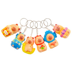 Porte Clés Squishy Mousse Capybara 5cm