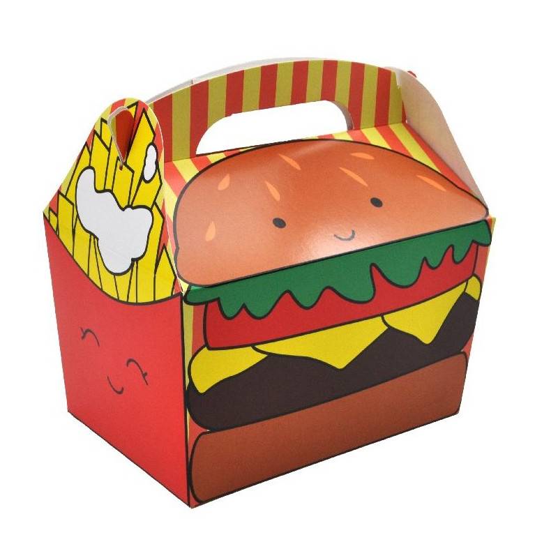 Boîte Carton Repas Menu Enfant Fast Food