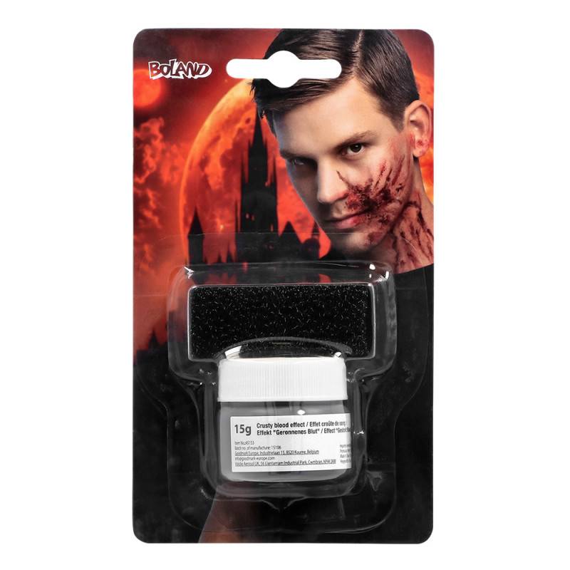 Faux Sang Effet Croûte avec Eponge