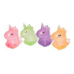 Licorne Anti Stress Eau Paillettes 11cm