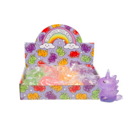 Licorne Anti Stress Eau Paillettes 11cm