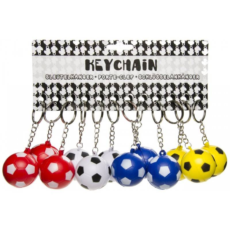 Porte Clés Ballon de Foot Mousse