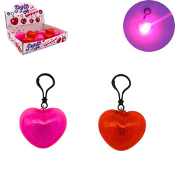 Porte Clés Coeur Pailletté...