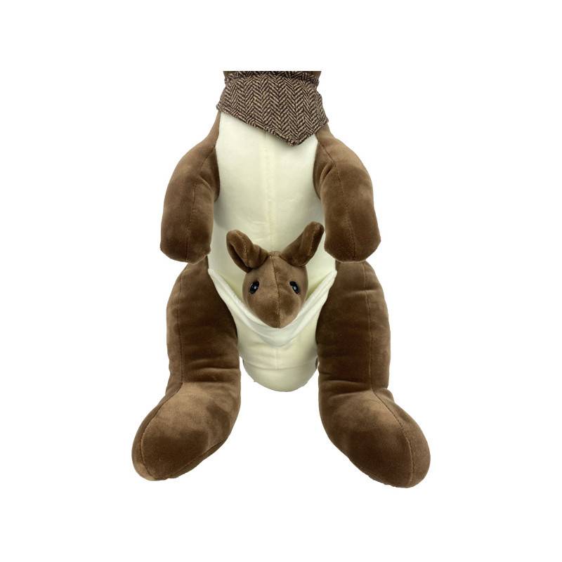 Peluche Kangourou Foulard Avec Bébé 23cm