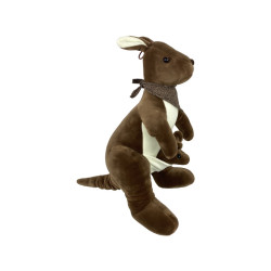 Peluche Kangourou Foulard Avec Bébé 23cm