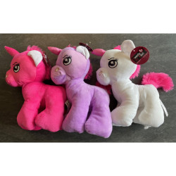 Pleuche Licorne Assise 25cm