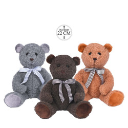 Peluche Ours Assis Bouclé...