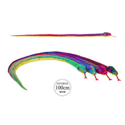 Peluche Serpent Multicolore...