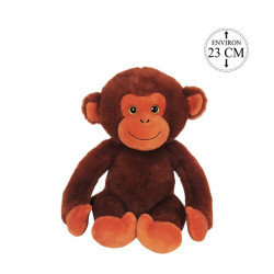 Peluche Singe Assis 23cm