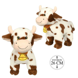Peluche Vache Debout Marron...