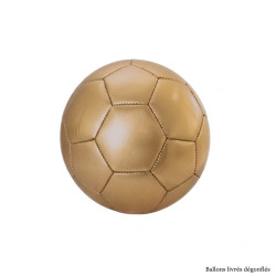 Ballon de Foot Simili Cuir Gold Taille N°5