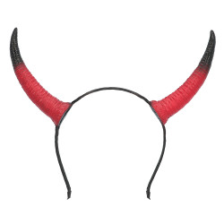 Serre Tête Cornes de Diable en Mousse Luxe