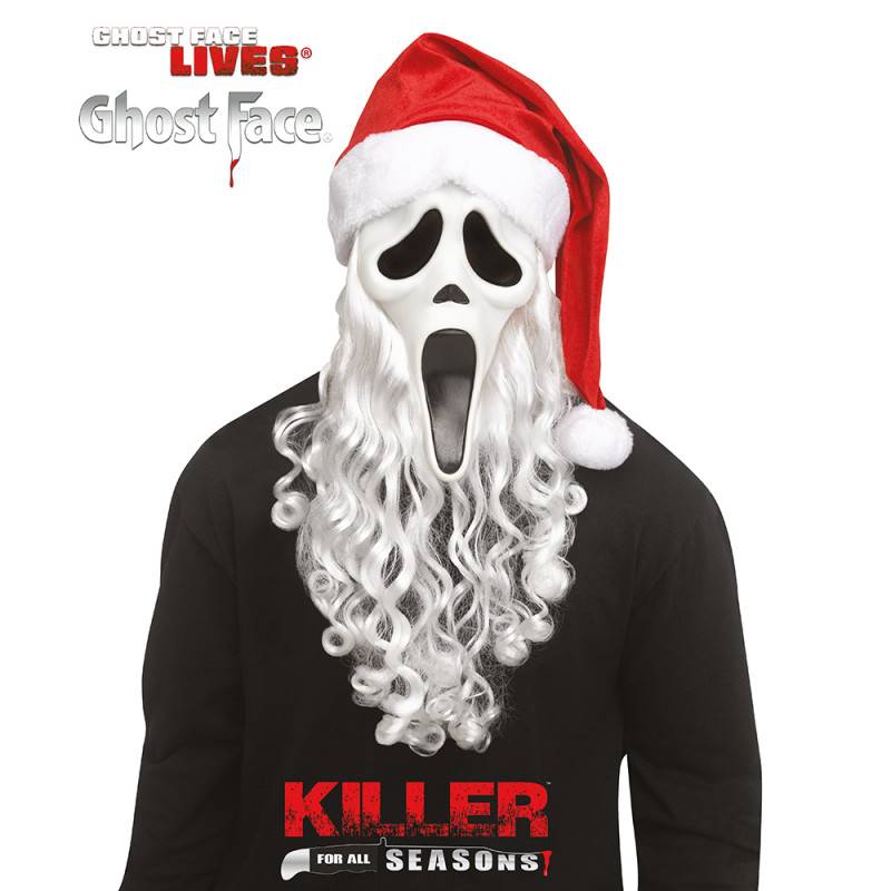 Masque Scream Ghost Face Père Noel
