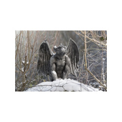 Statue De Gargouille En Magnésie 54cm