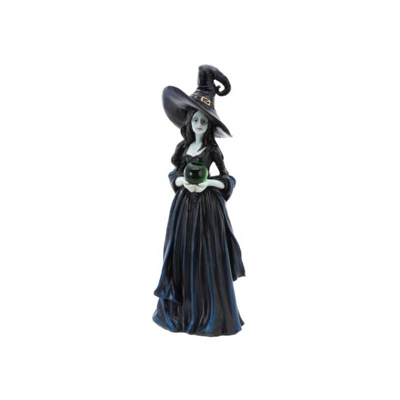 Statuette De Sorcière En Résine