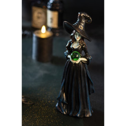 Statuette De Sorcière En Résine