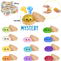Dumpling Squishy Mystère Uni et Paillette 5,5cm