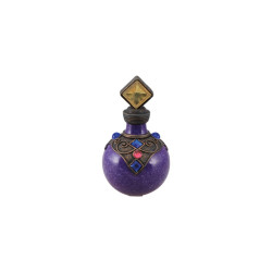 Flacon En Résine Potion Violet 16,5cm