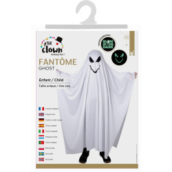 Déguisement De Fantôme Visage Phosphorescent