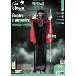 Vampire Animé à Suspendre Sonore Et Lumineux 180cm
