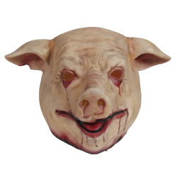 Masque De Cochon Ensanglanté En Latex
