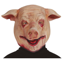 Masque De Cochon Ensanglanté En Latex