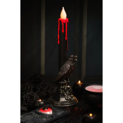Chandelier Corbeau En Résine à Led - 45cm