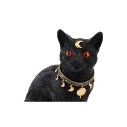 Chat Mystic En Résine 28cm