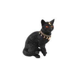 Chat Mystic En Résine 28cm
