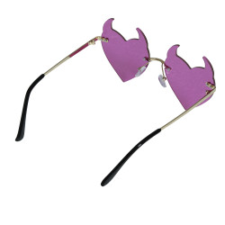 Lunettes Démon Violet