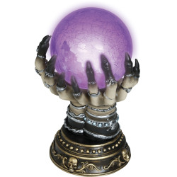 Boule De Cristal En Céramique Avec Lumière 23cm