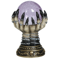 Boule De Cristal En Céramique Avec Lumière 23cm
