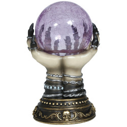 Boule De Cristal En Céramique Avec Lumière 23cm