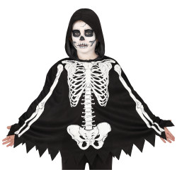 Poncho De Squelette Enfant,...