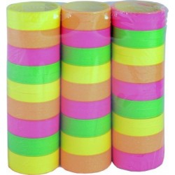 Serpentins Fluo 3 Rouleaux