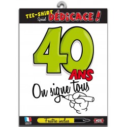 Tee Shirt On Signe Tous 40 Ans