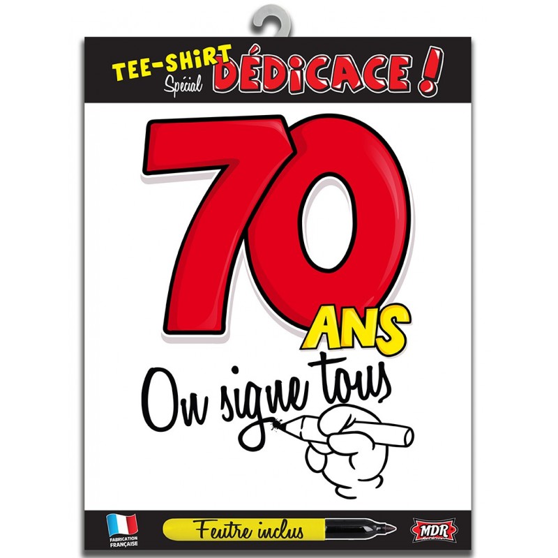 Tee Shirt On Signe Tous 70 Ans