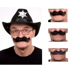 Moustache Crocs Noir