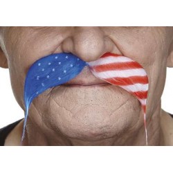 Moustache Drapeau Etats-Unis