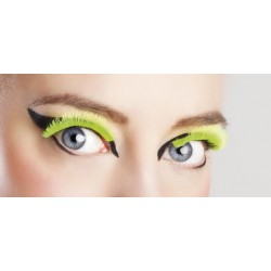 Faux Cils Jaune Fluo Auto Adhésif