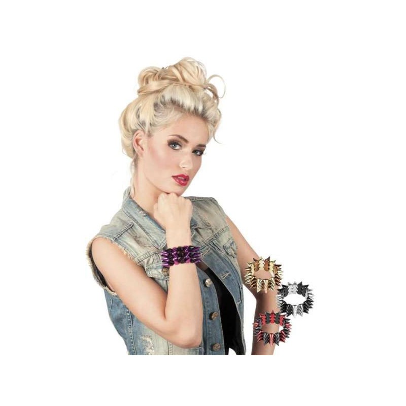 Bracelet Elastique Punk Couleurs Assorties